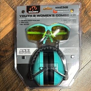 Walker’s Ear Muffs and Safety Glasses